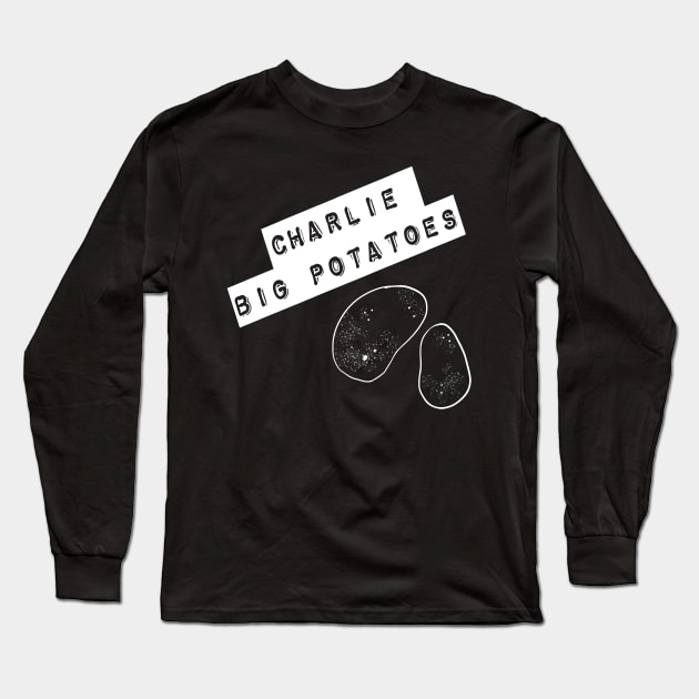 Charlie Big Potatoes Cockney London Design Long Sleeve T-Shirt by EmmaFifield